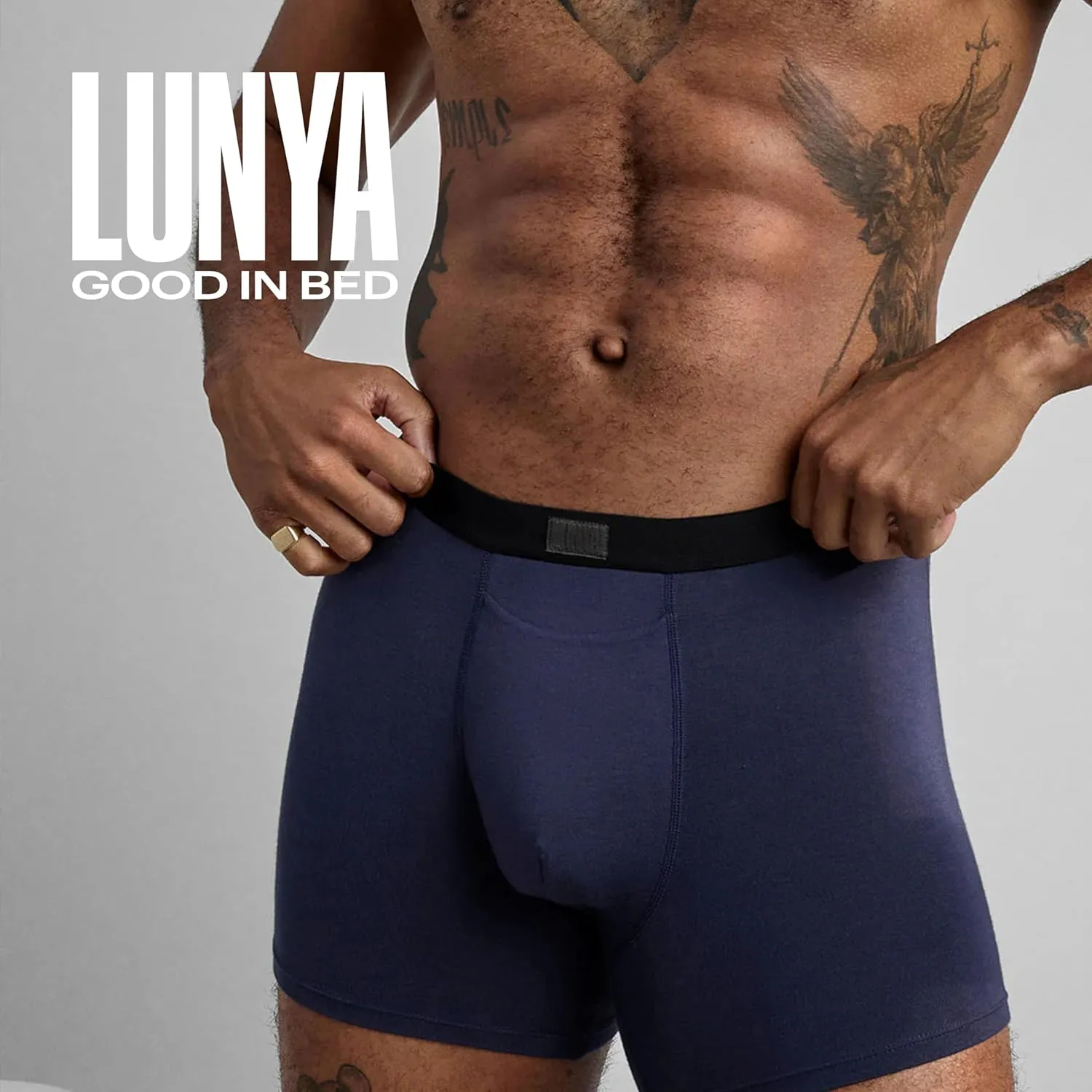 Lunya Men's Soft Modal Boxer Briefs