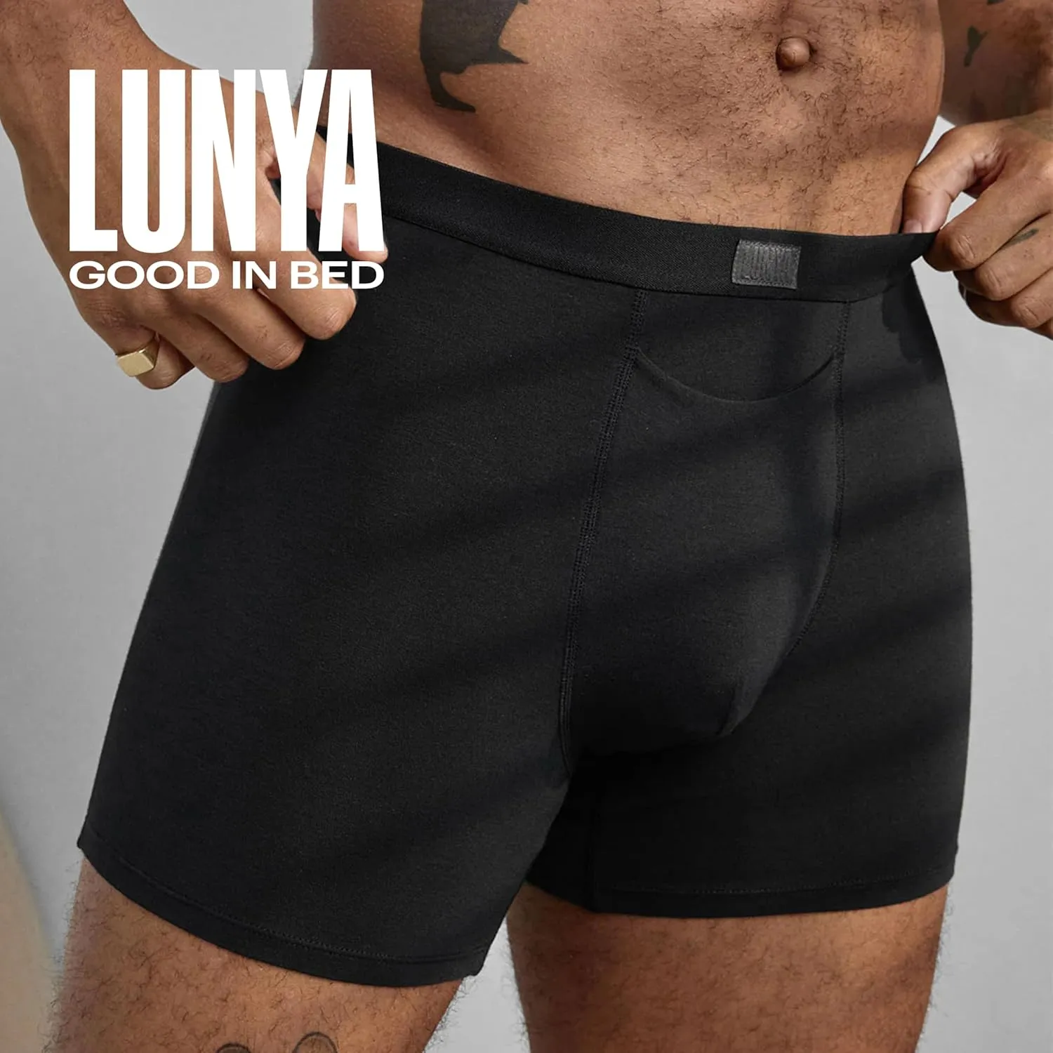 Lunya Men's Soft Modal Boxer Briefs