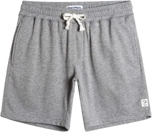 maamgic Mens Sweat Shorts 7" Above Knee Workout Gym Shorts Lounge Shorts with Zipper Pockets