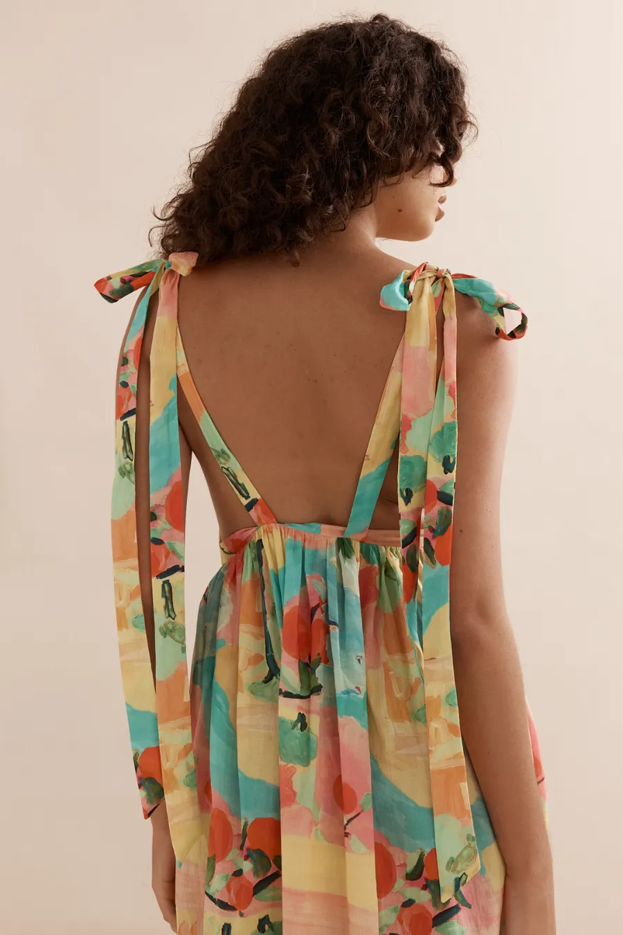Maxi Tie Back Capri Lawn