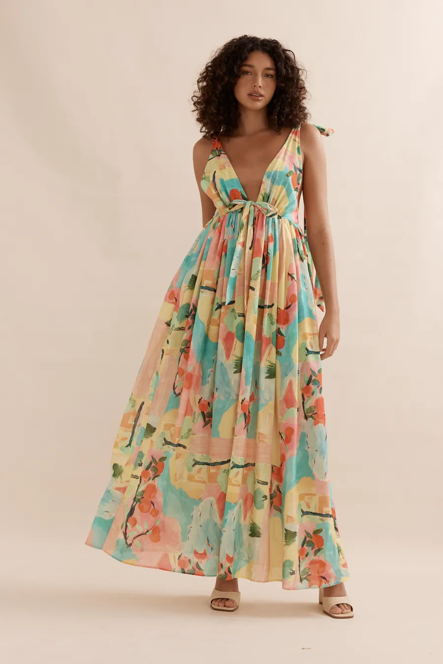 Maxi Tie Back Capri Lawn