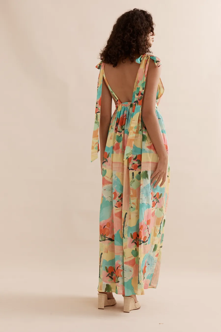 Maxi Tie Back Capri Lawn
