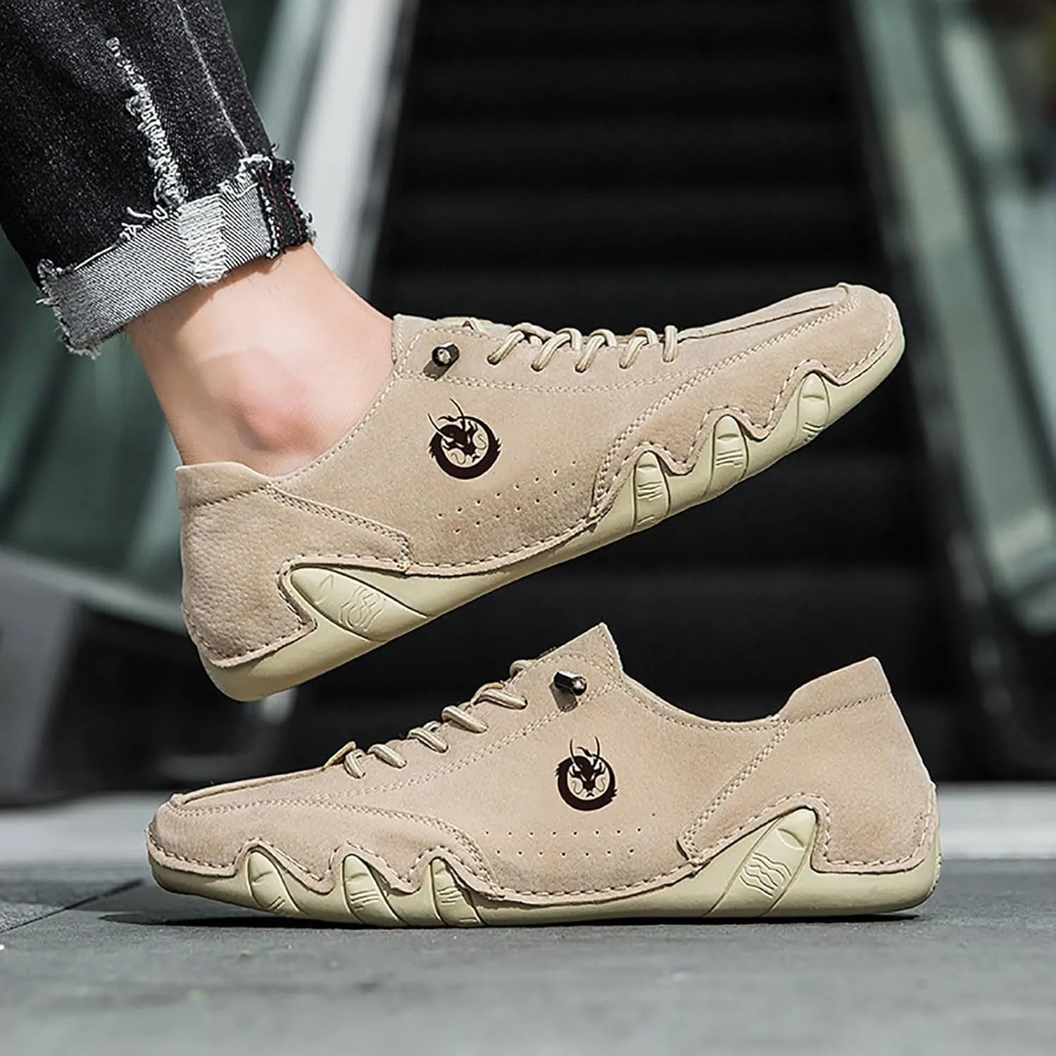 Men's Casual Shoes Everyday Wear Stylish Design with Durable Upper Perfect Relaxing Comfortable Flat Sole Yacht Shoes