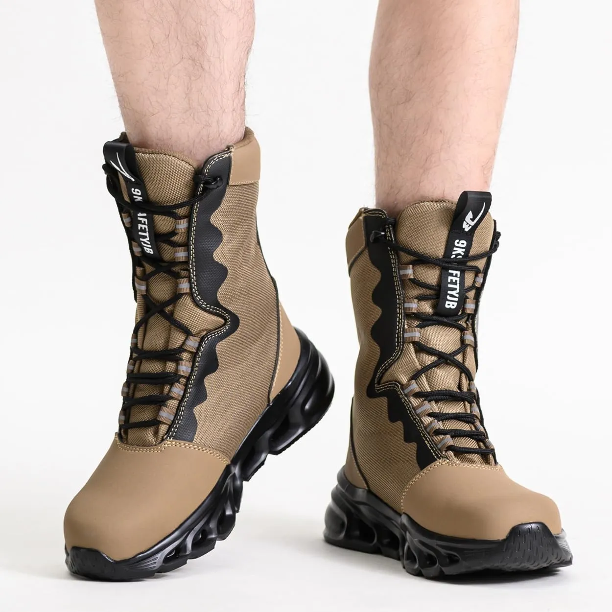 Men's Military Tactical boots Waterproof and dust proof work boots Desert boots Lightweight outdoor hiking boots Motorcycle shoes