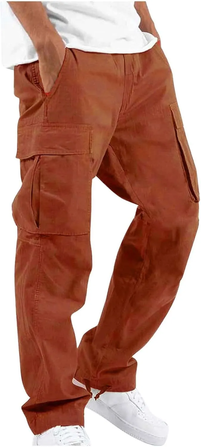 Men's Sports Casual Jogging Trousers Lightweight Hiking Work Pants Outdoor Pant