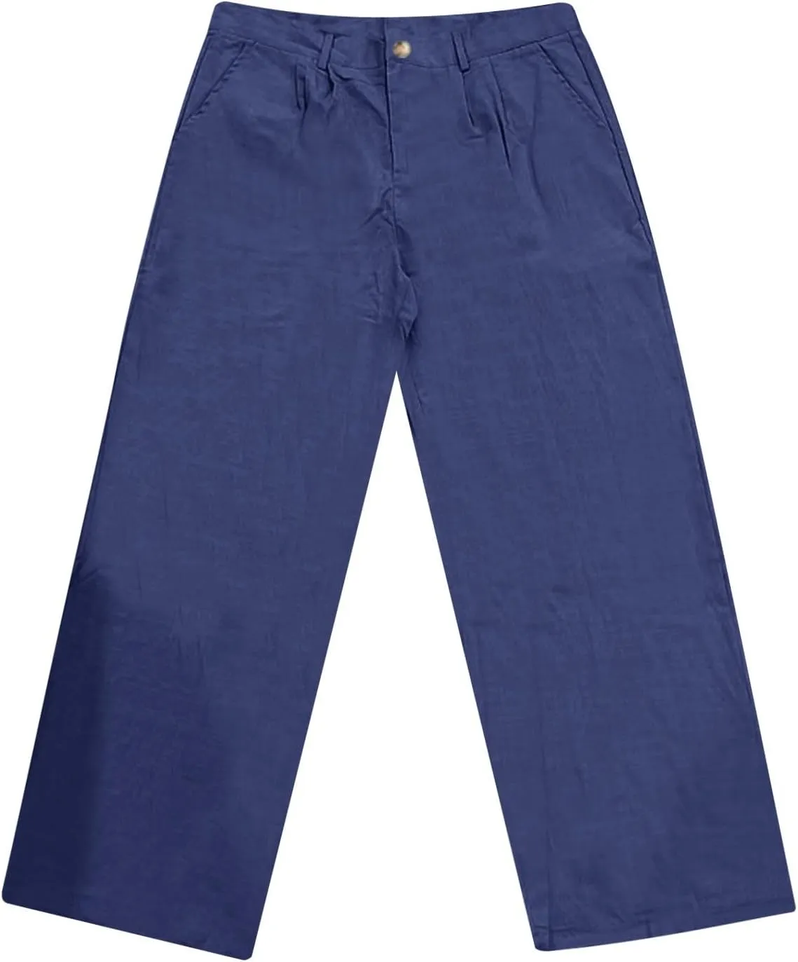 Men's Summer Cotton Linen Pants Casual Lightweight Loose Beach Yoga Trousers
