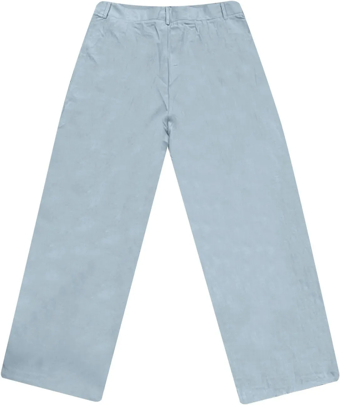 Men's Summer Cotton Linen Pants Casual Lightweight Loose Beach Yoga Trousers