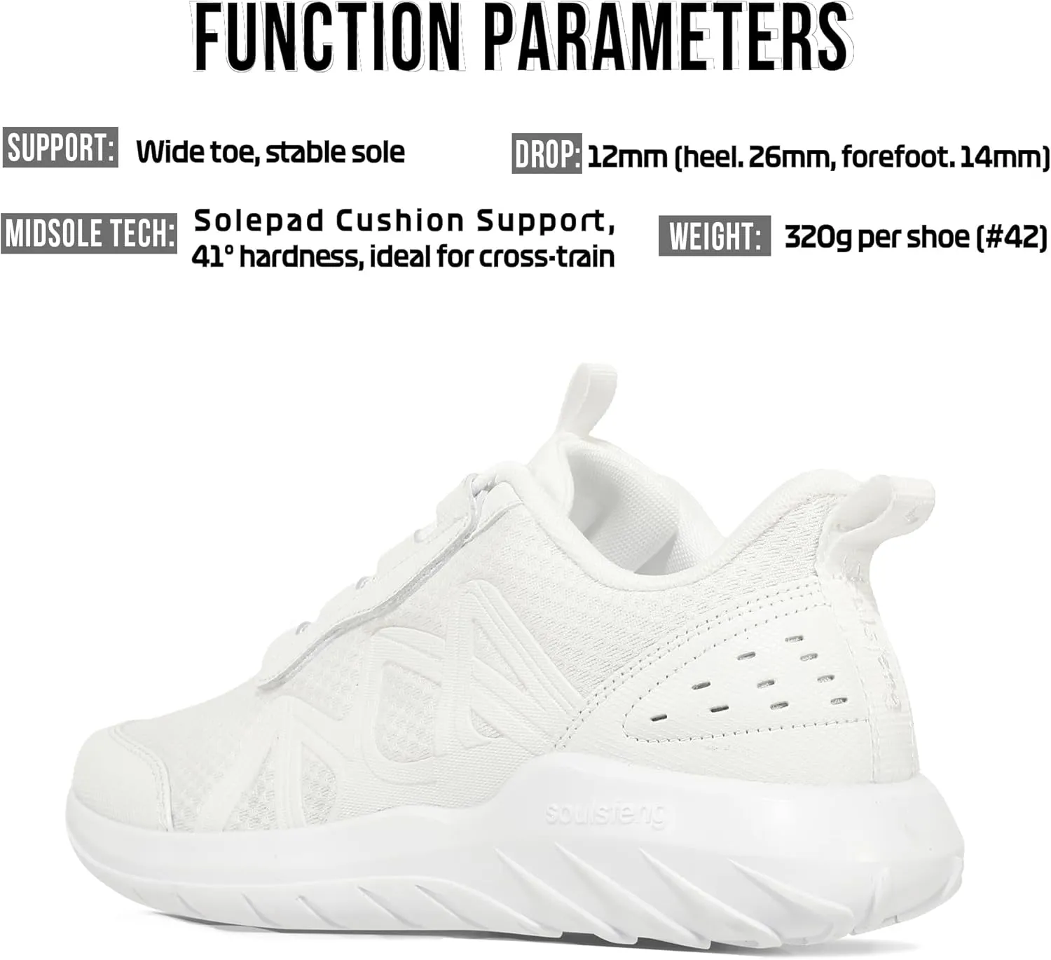 Mens Tennis Shoes Lightweight Breathable Gym Workout Running Walking Sneakers
