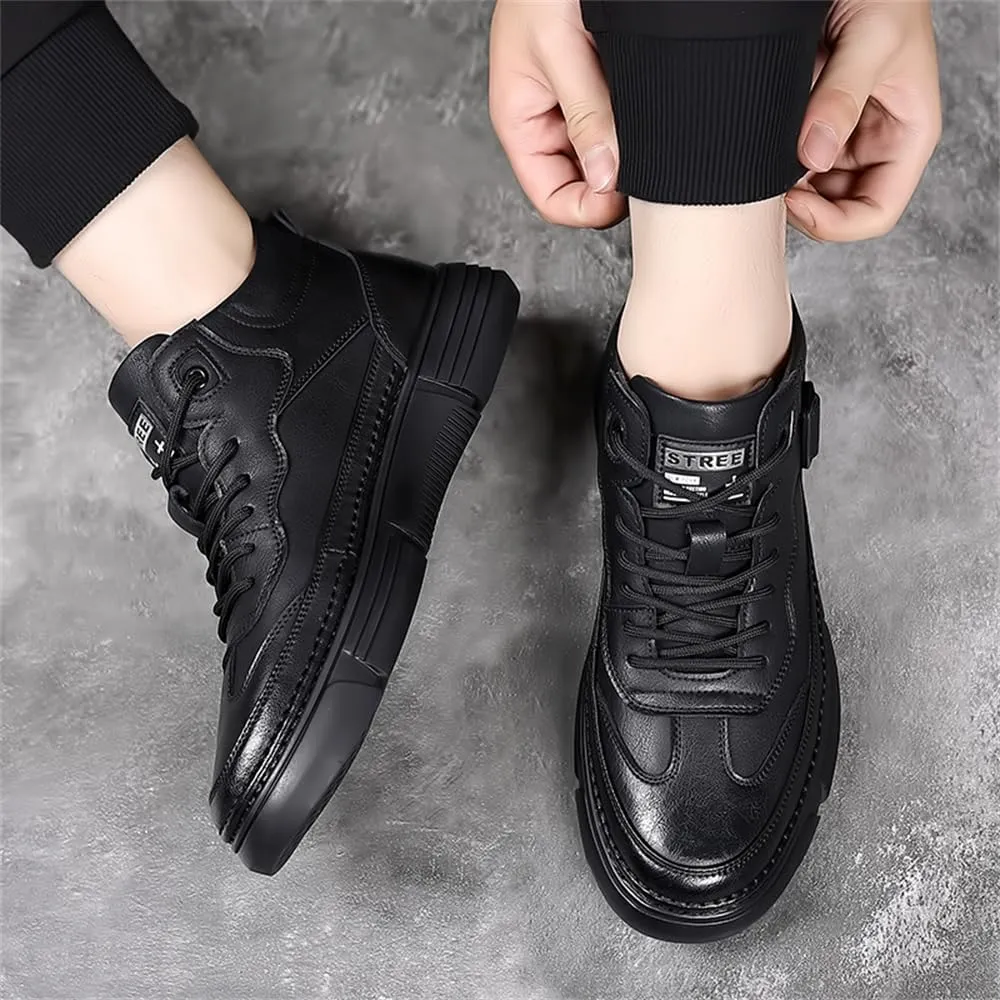 Men's Waterproof Warm Hiking Boots Casual Chukka Boots for Men Motorcycle Retro Casual Dress Boots