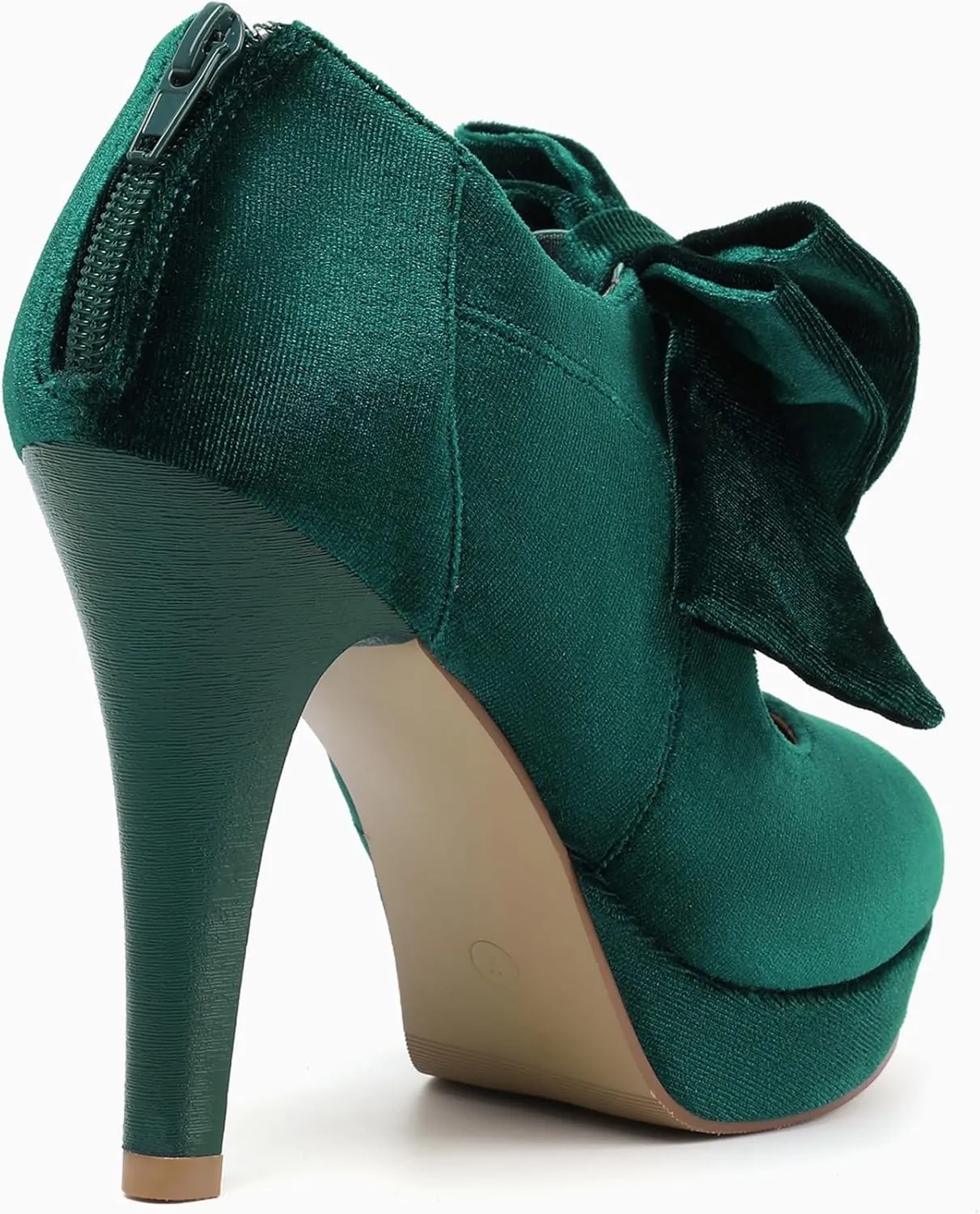 Mostrin Fashion Vintage Womens Small Bowtie Platform Pumps Ladies Sexy High Heeled Shoes