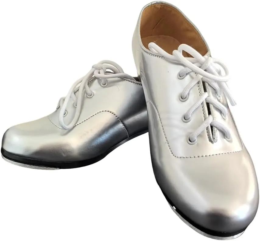 MSMAX Adult Lace Up Tap Dance Shoe