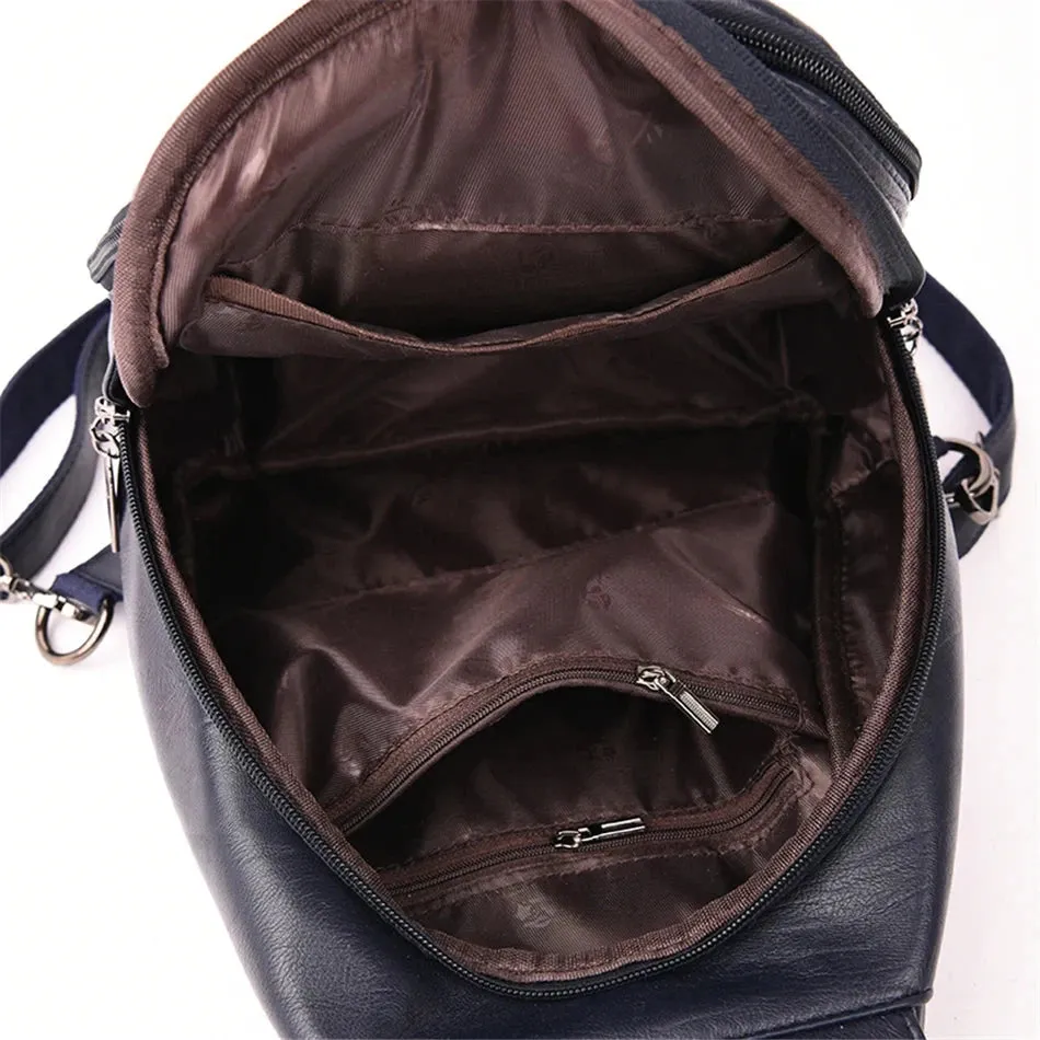Multifunctional Women's Leather Backpack Allessa