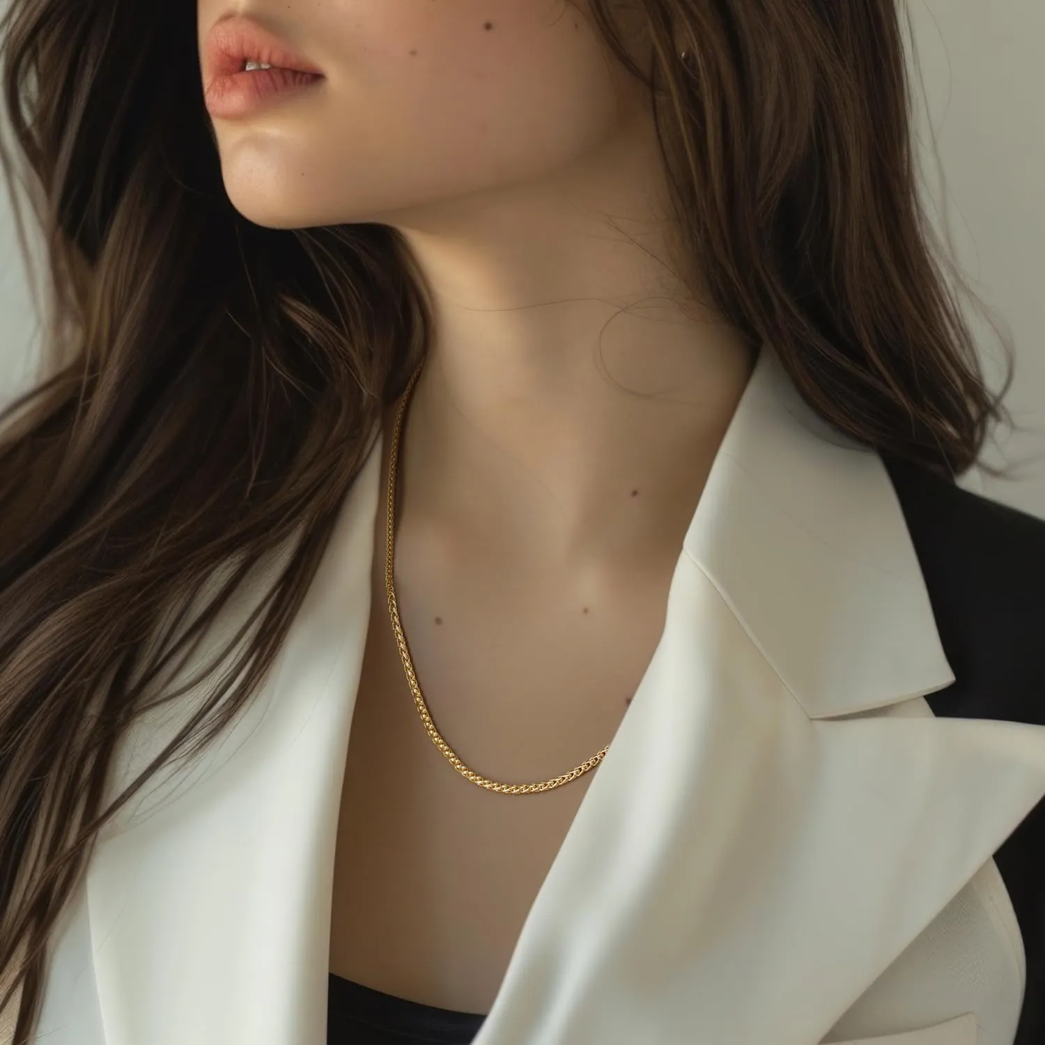 Necklace Chains 14K Gold Necklace for Women & Mens Chain Necklaces for Women Trendy Franco Chains Foxtail 14K Gold Chain for Men Womens Jewelry for Womens 2.5mm 16-30in