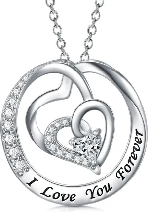 Necklaces for Women, 925 Sterling Silver Pendant Necklaces for Teen Girls, Mother'S Day Gift for Lover Sister