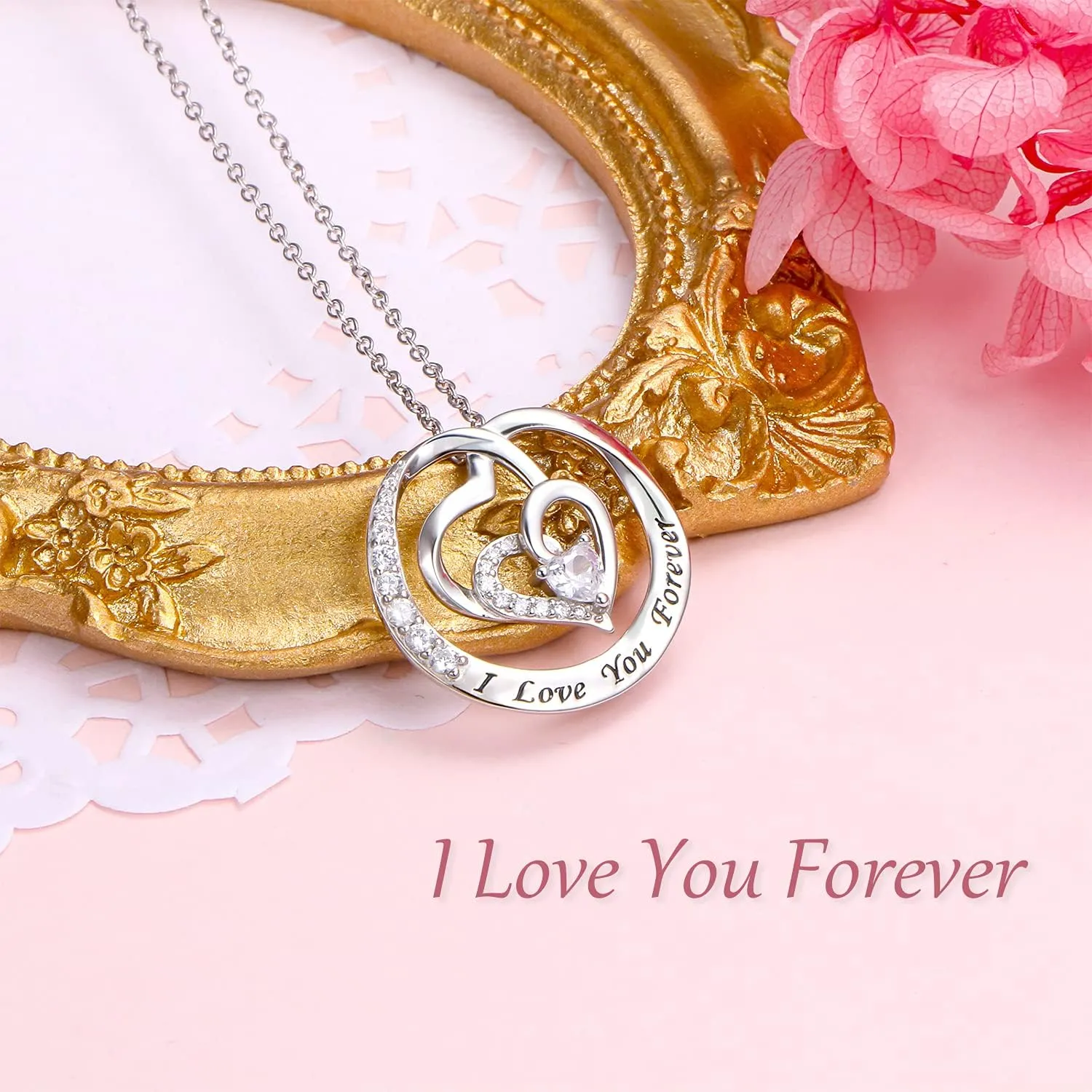 Necklaces for Women, 925 Sterling Silver Pendant Necklaces for Teen Girls, Mother'S Day Gift for Lover Sister