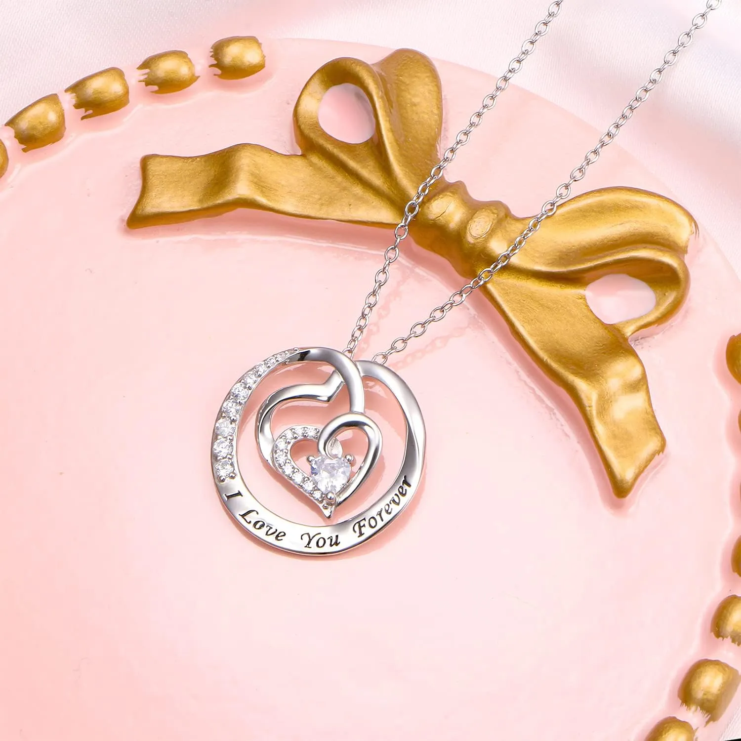 Necklaces for Women, 925 Sterling Silver Pendant Necklaces for Teen Girls, Mother'S Day Gift for Lover Sister