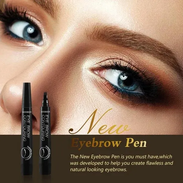 New Waterproof Eyebrow Pencil with Micro-Fork Tip
