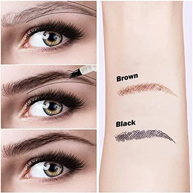 New Waterproof Eyebrow Pencil with Micro-Fork Tip