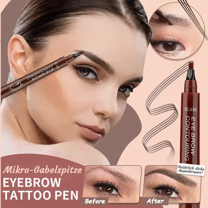 New Waterproof Eyebrow Pencil with Micro-Fork Tip