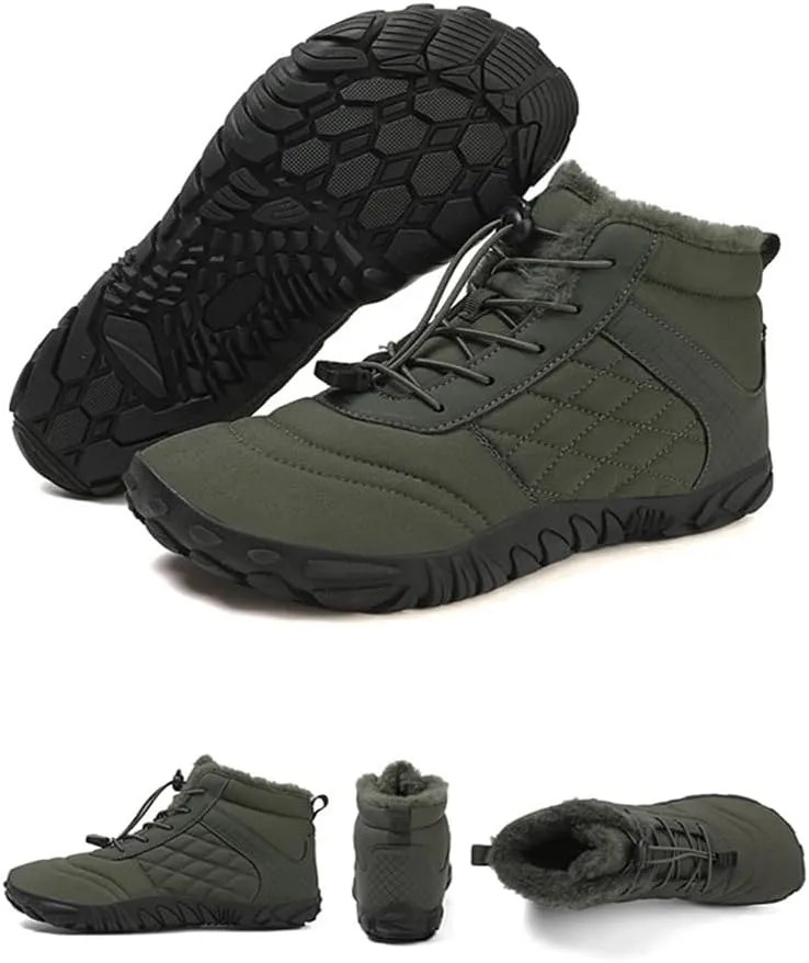 Non-Slip & Carbon Fiber Waterproof Winter Barefoot Shoes Unisex, Barefoots Sneaker Women Men Running