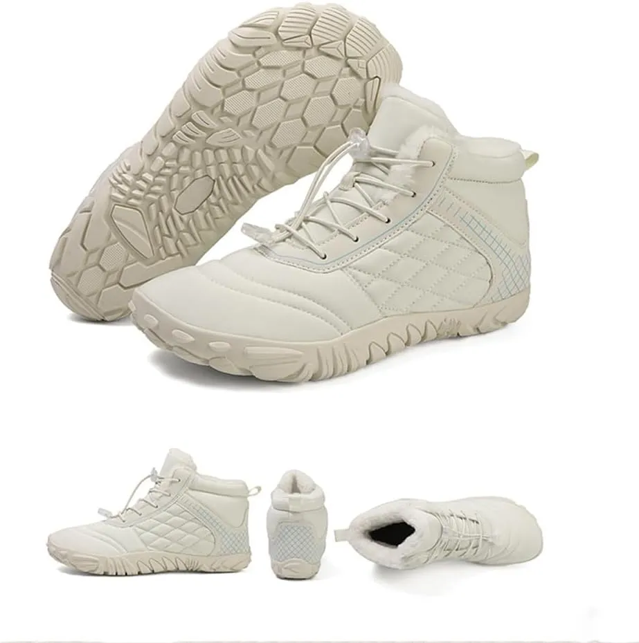 Non-Slip & Carbon Fiber Waterproof Winter Barefoot Shoes Unisex, Barefoots Sneaker Women Men Running