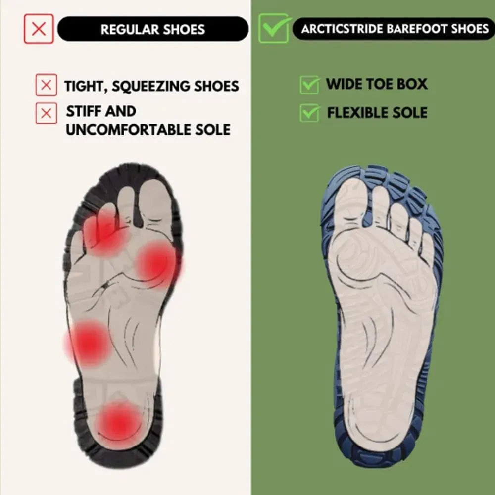 Non-Slip & Carbon Fiber Waterproof Winter Barefoot Shoes Unisex, Barefoots Sneaker Women Men Running