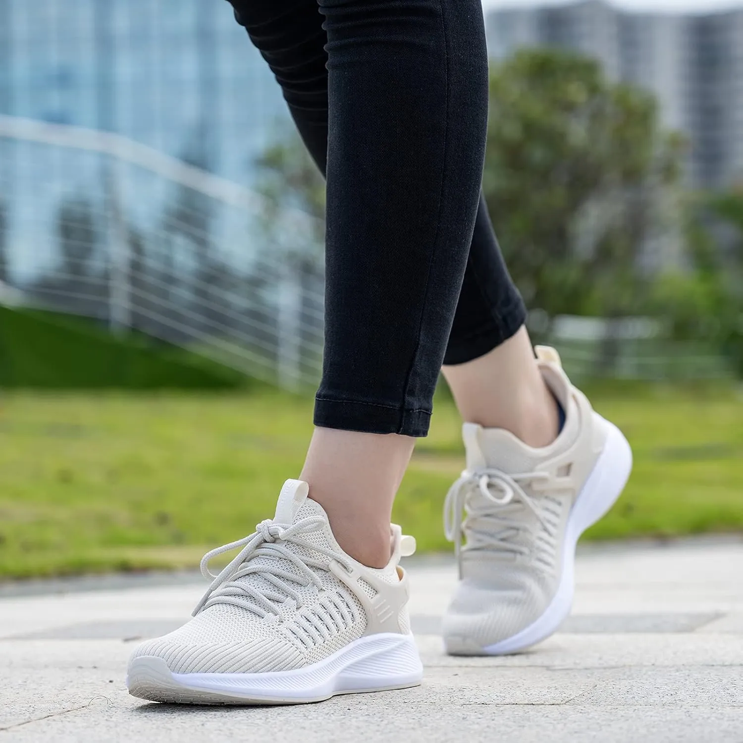 Non-Slip Women's Sneakers - Breathable, Lightweight, and Perfect for Walking & Workouts