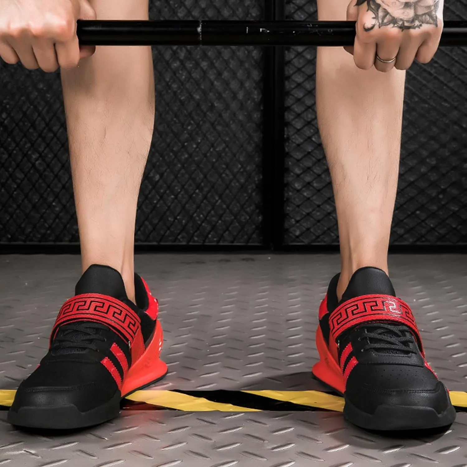 ONAIC Weightlifting Shoes for Mens Womens Gym Powerlifting Deadlift Shoes for Heavy Lifting Squat Shoes Fitness Cross Training