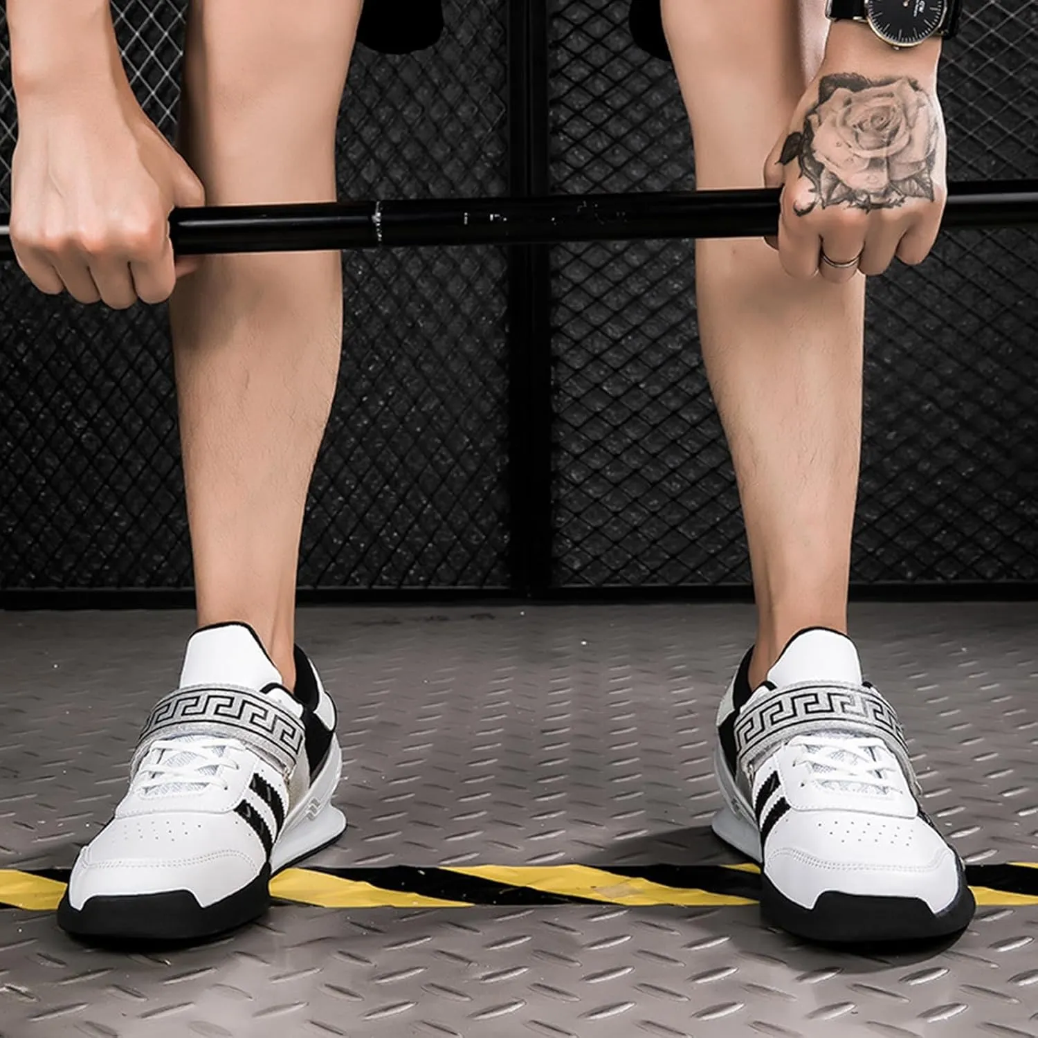 ONAIC Weightlifting Shoes for Mens Womens Gym Powerlifting Deadlift Shoes for Heavy Lifting Squat Shoes Fitness Cross Training