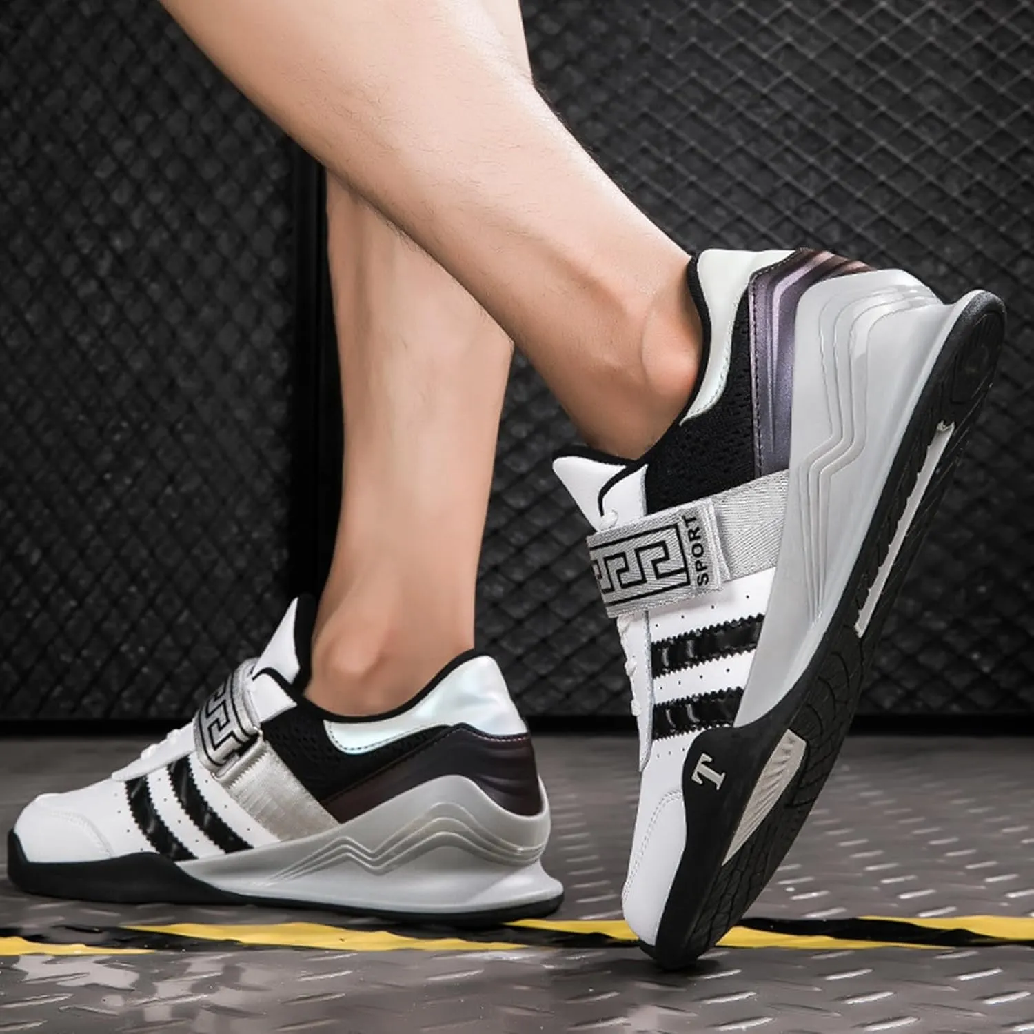 ONAIC Weightlifting Shoes for Mens Womens Gym Powerlifting Deadlift Shoes for Heavy Lifting Squat Shoes Fitness Cross Training