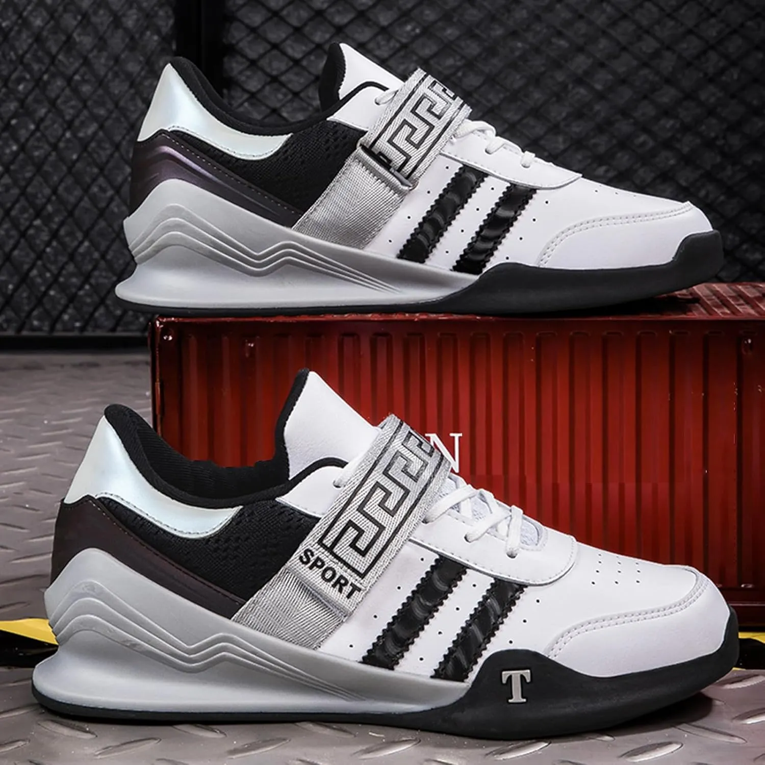 ONAIC Weightlifting Shoes for Mens Womens Gym Powerlifting Deadlift Shoes for Heavy Lifting Squat Shoes Fitness Cross Training