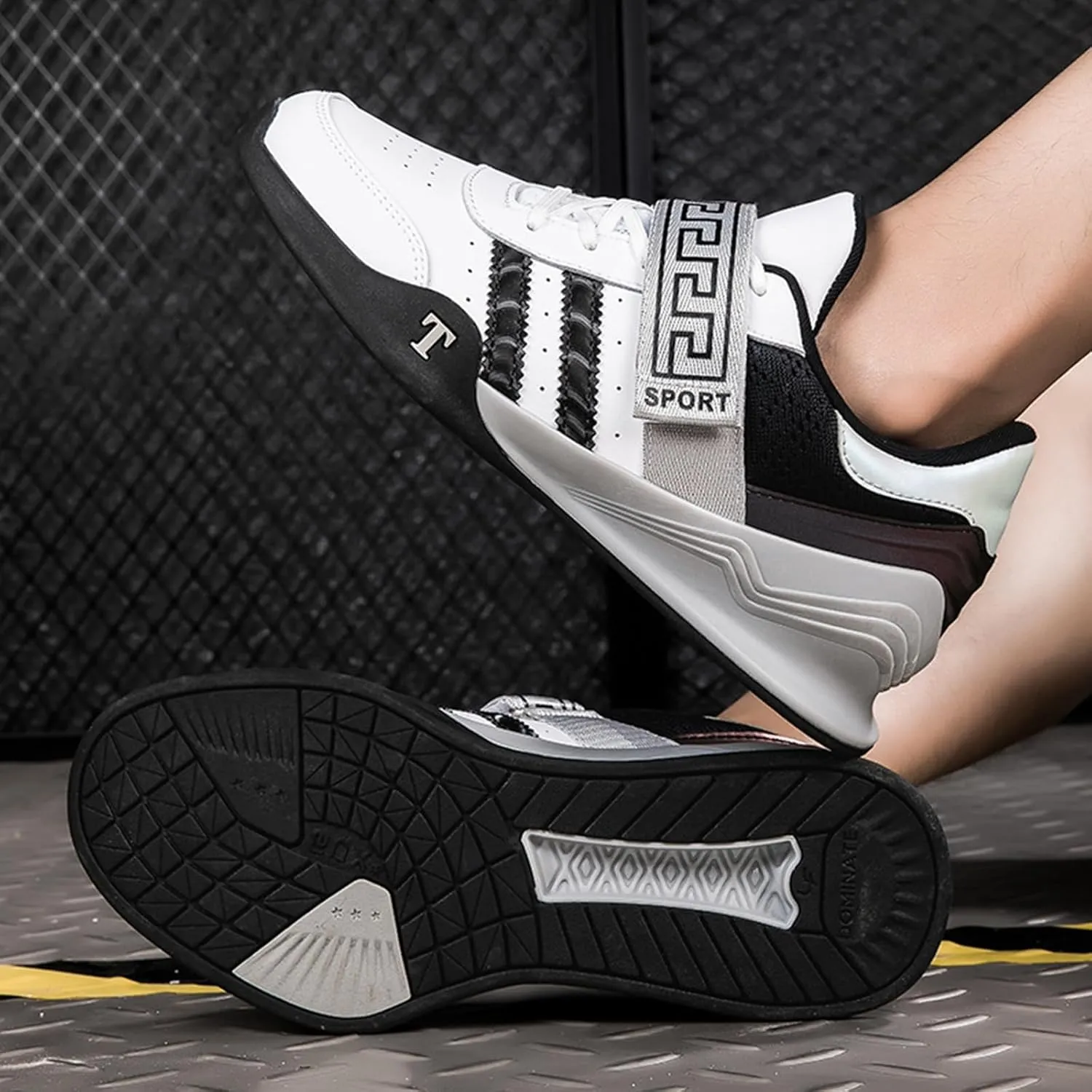 ONAIC Weightlifting Shoes for Mens Womens Gym Powerlifting Deadlift Shoes for Heavy Lifting Squat Shoes Fitness Cross Training