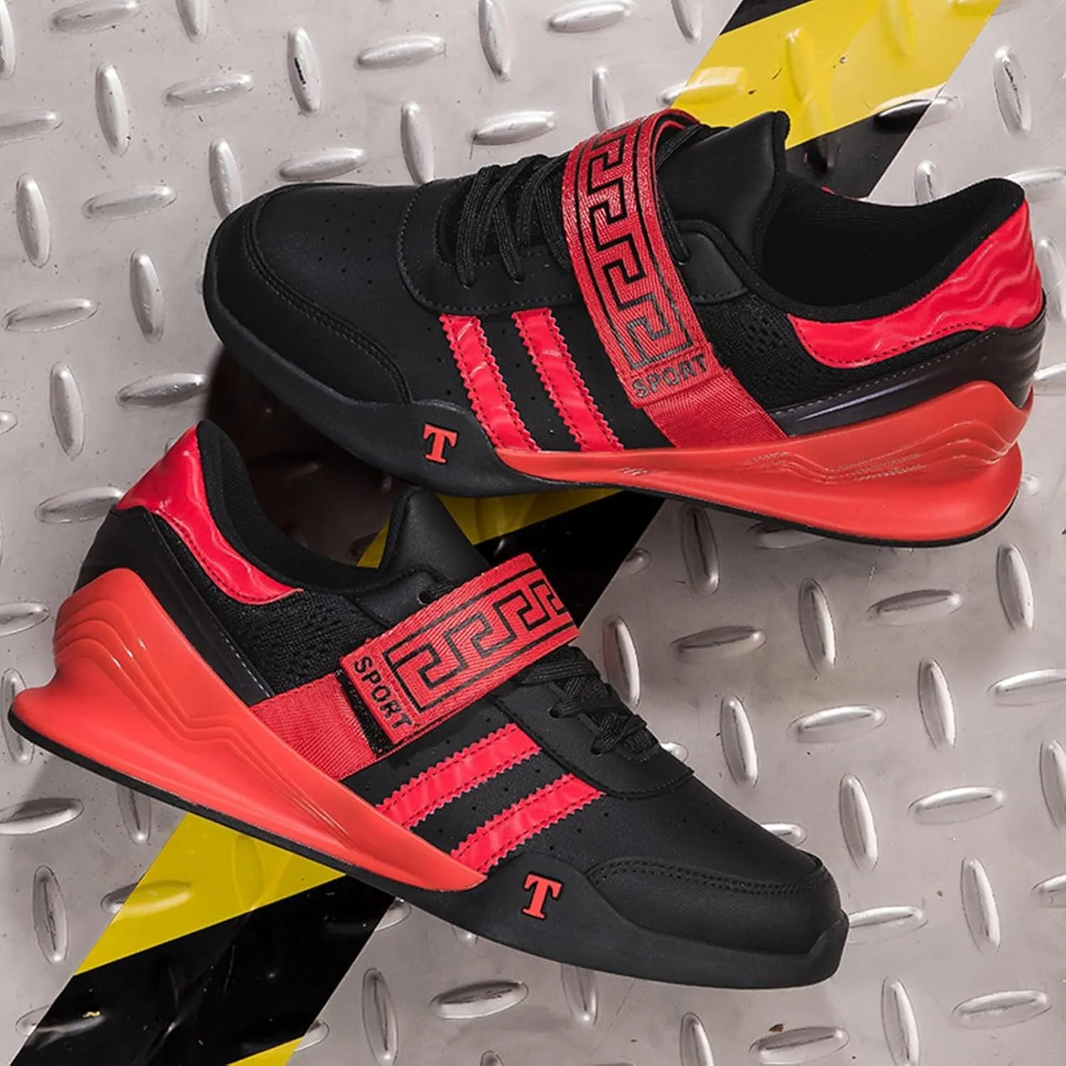 ONAIC Weightlifting Shoes for Mens Womens Gym Powerlifting Deadlift Shoes for Heavy Lifting Squat Shoes Fitness Cross Training