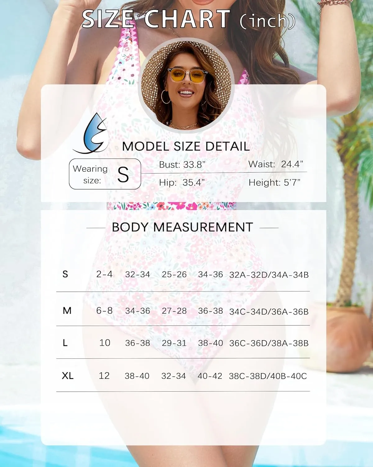 One Piece Swimsuit Women Tummy Control Modest Swim Suits Floral High Cut Bathing Suits for Teens Swimwear 2025