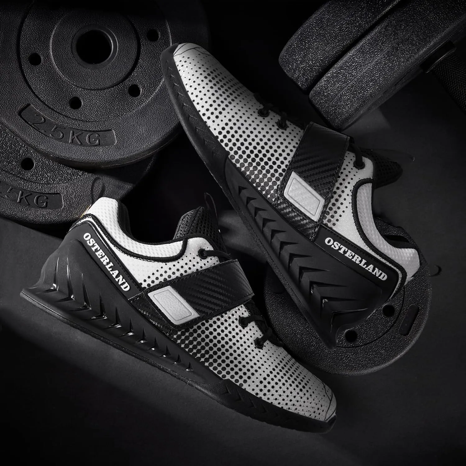 Osterland Weightlifting Shoes: High-Performance Footwear for Gym Powerlifting, Specifically Designed for Heavy Lifting, Deadlifting, Weight Training, Squat Shoes for Men Women