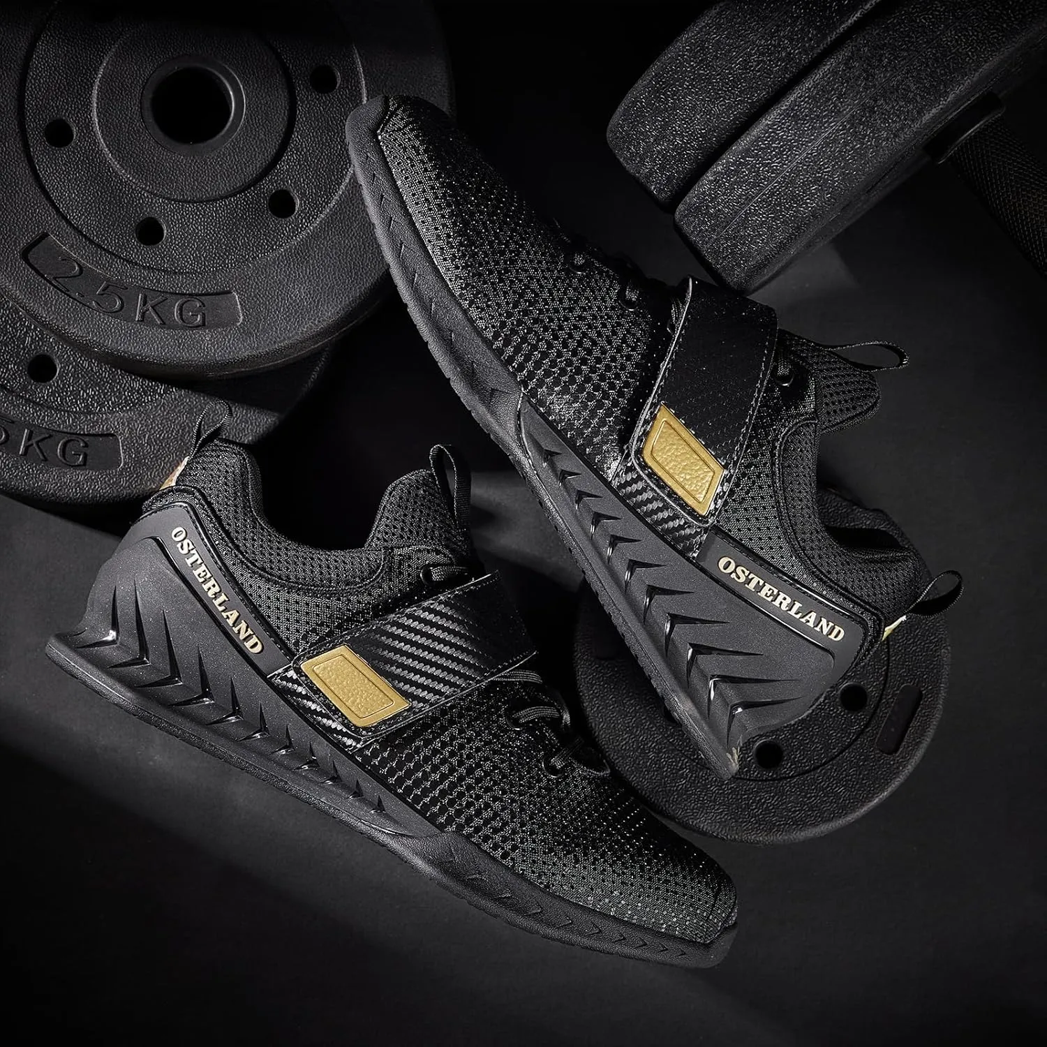 Osterland Weightlifting Shoes: High-Performance Footwear for Gym Powerlifting, Specifically Designed for Heavy Lifting, Deadlifting, Weight Training, Squat Shoes for Men Women