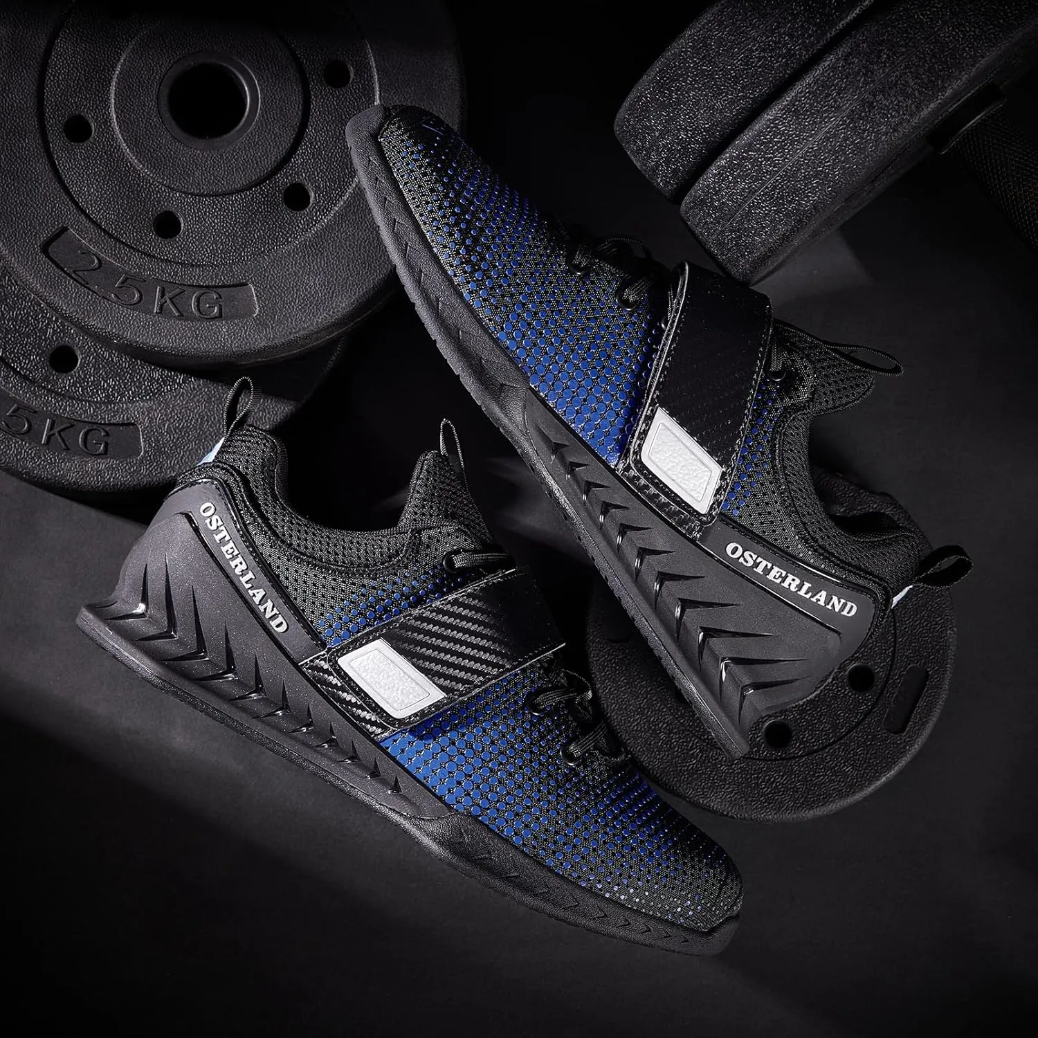 Osterland Weightlifting Shoes: High-Performance Footwear for Gym Powerlifting, Specifically Designed for Heavy Lifting, Deadlifting, Weight Training, Squat Shoes for Men Women