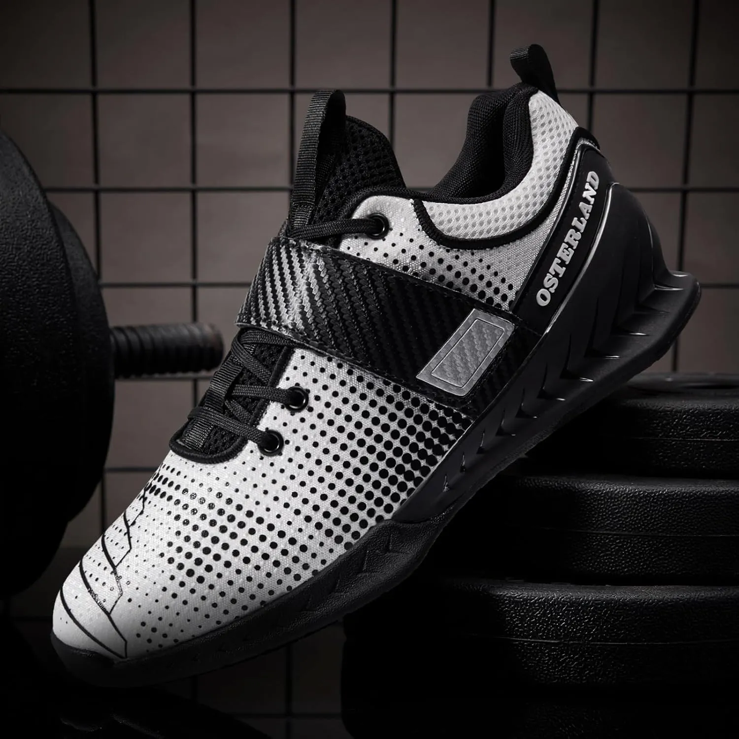 Osterland Weightlifting Shoes: High-Performance Footwear for Gym Powerlifting, Specifically Designed for Heavy Lifting, Deadlifting, Weight Training, Squat Shoes for Men Women