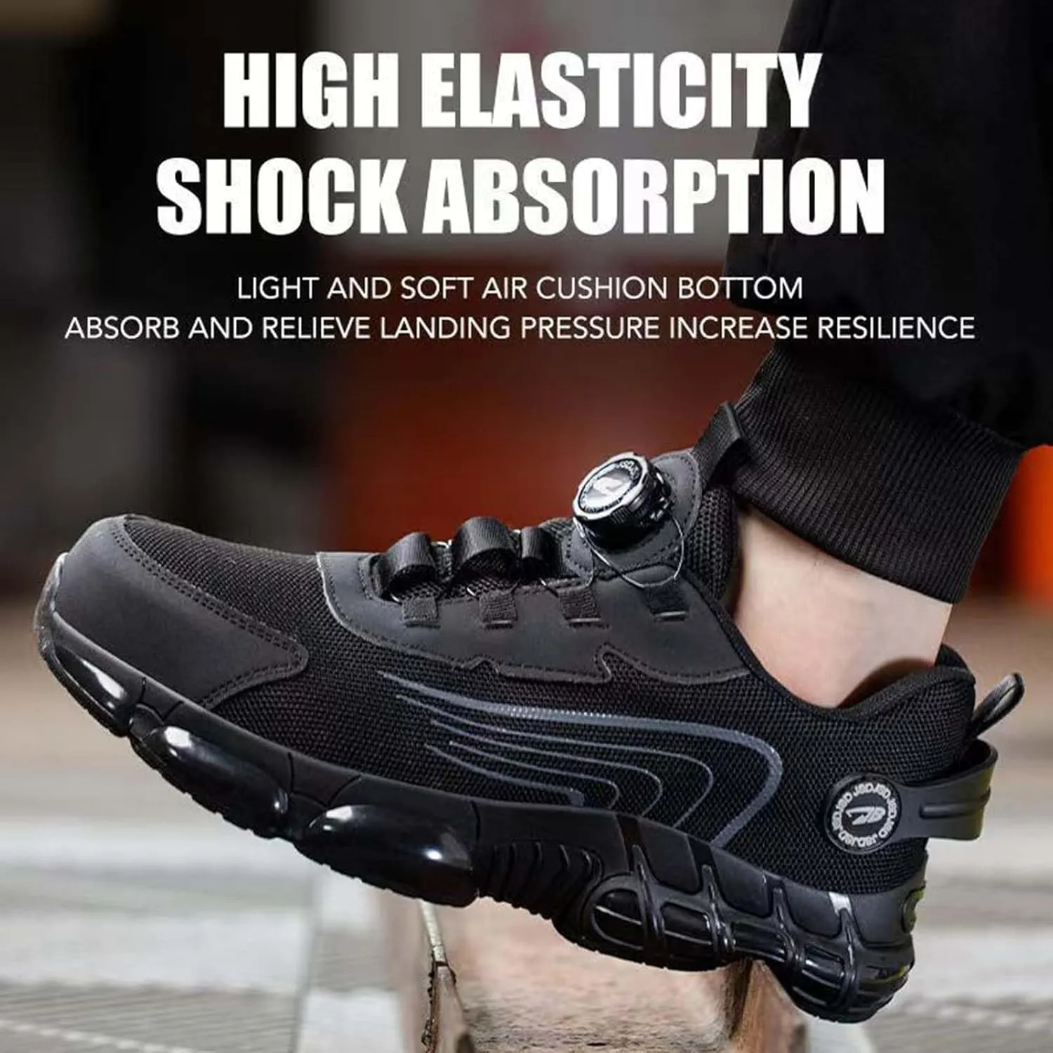 Prestivos Shoes,Prestivos Steel Toe Safety Toe Shoes for Men,Anti Slip Lightweight Puncture Proof Steel Toe Sneakes