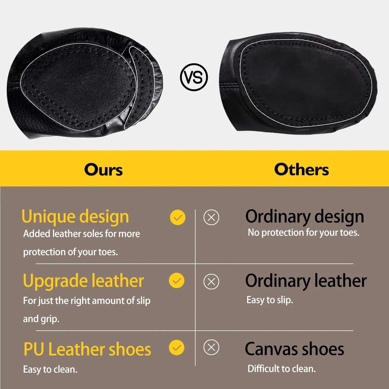 PU Leather Jazz Shoes for Women, Black Soft Jazz Dance Shoes for Women/Men/Big Kids/Girls/Adults, Yoga Practice Shoes for Dancing