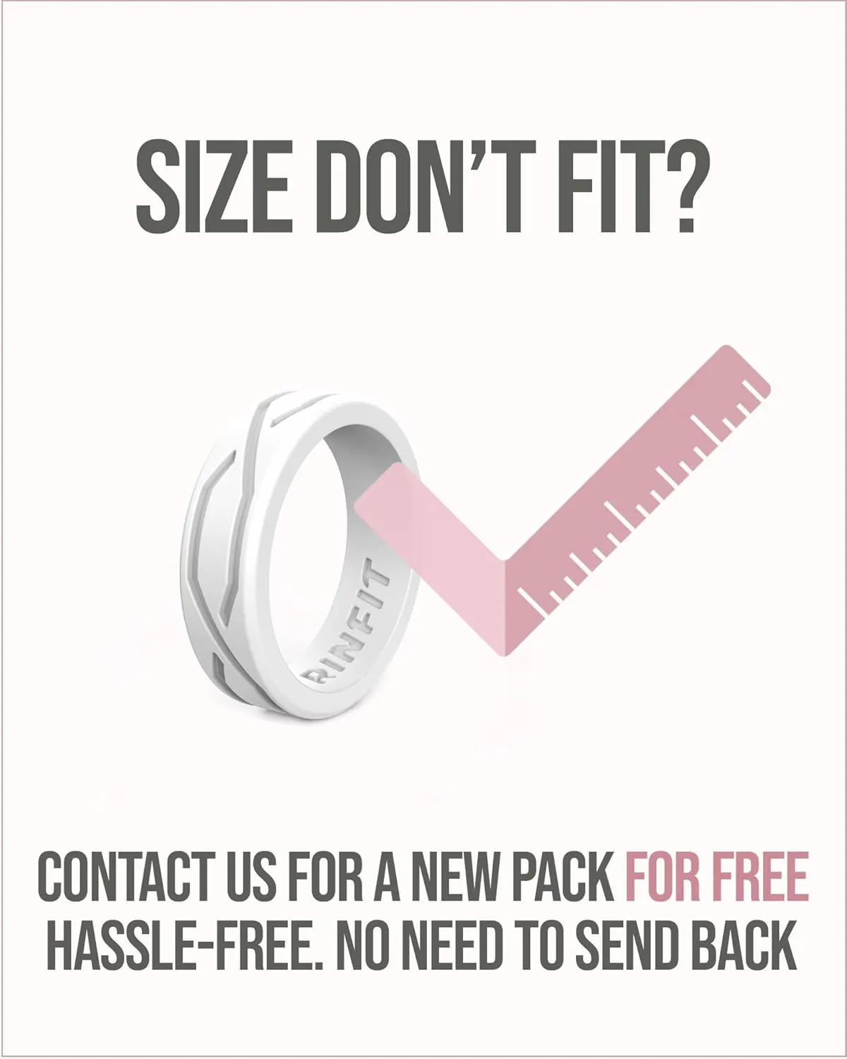 Rinfit Silicone Rings for Women - Pear Engagement Silicone Ring - Womens Rubber Wedding Bands - Patented Design