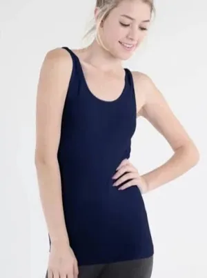 Signature Jersey Tank Top [Navy-NS5178]