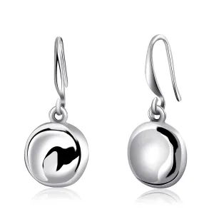 Silver Round Irregular Dangle Earrings Hypoallergenic Sterling Silver Earrings Earrings for Women