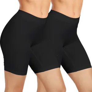 Slip Shorts for Women Under Dresses, Seamless Anti Chafing Shorts Summer, Biker Shorts for Women