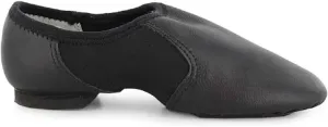 So Danca Slip On Leather Jazz Shoes Black