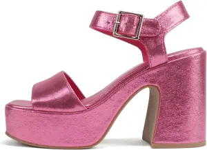 Soda Launch ~ Women Open Toe Ankle Strap Platform Chunky High Heeled Sandal