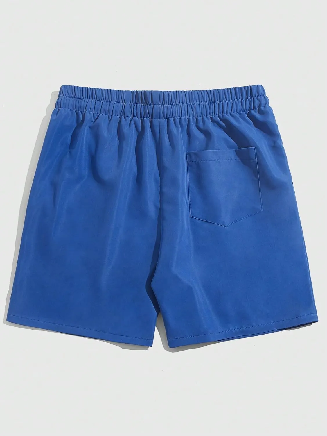 SOLY HUX Men's Drawstring Waist Athletic Shorts Workout Basketball Shorts Summer Printed Track Shorts