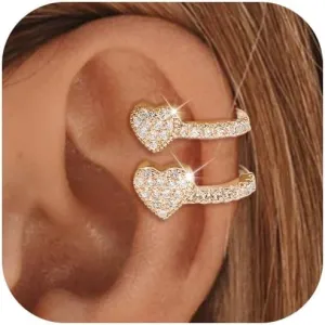 Stocking Stuffers Holiday Outfits for Women 2024 Ear Cuff Earrings for Women Ear Cuffs Non Piercing Gold Cartilage Earrings Jewelry Gifts