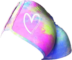 Summer Women's Workout Shorts Tie Dye Colorful Pattern Athletic Shorts Women Dolphin Shorts Yoga Pants