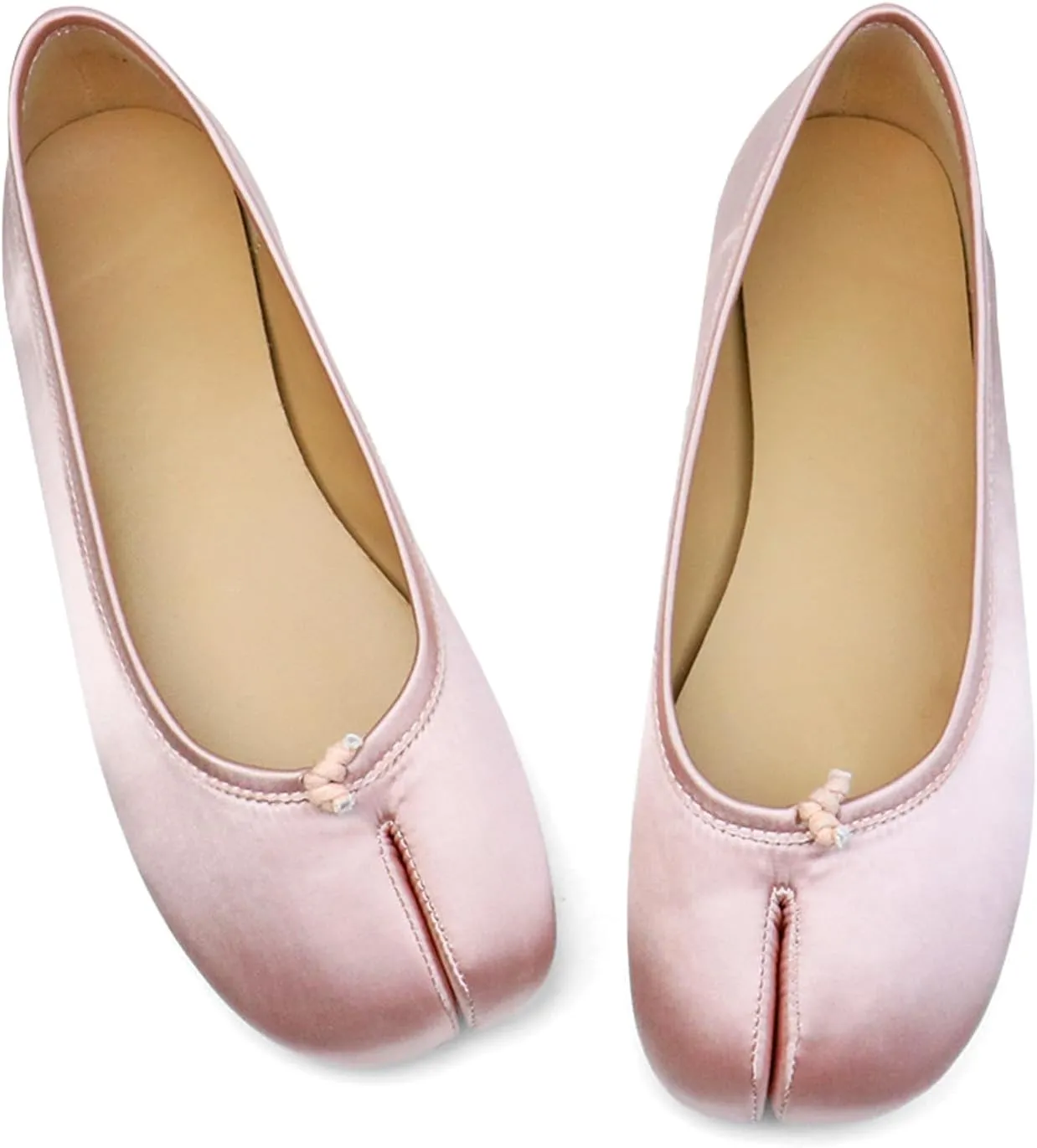 Tabi Shoes Women Split Toe Wide Width Ballet Flats Comfort Casual Work Shoes for Women Office 2025 Spring